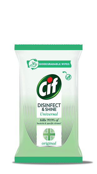Cif Disinfect & Shine univerzální ubrousky